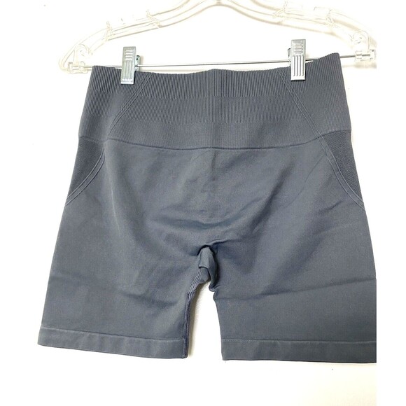 Wavar Women's Scrunch Butt Shorts Active Sport Cycling Gray Size L Athletic - Picture 7 of 10